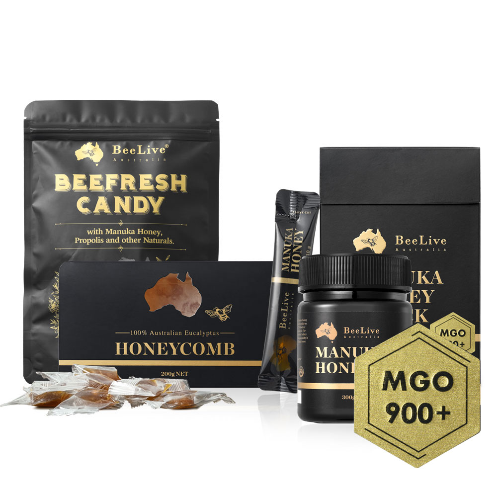[빠른배송] 100% 호주산 빌리브 마누카 꿀 선물세트 MGO900 Beelive Australia