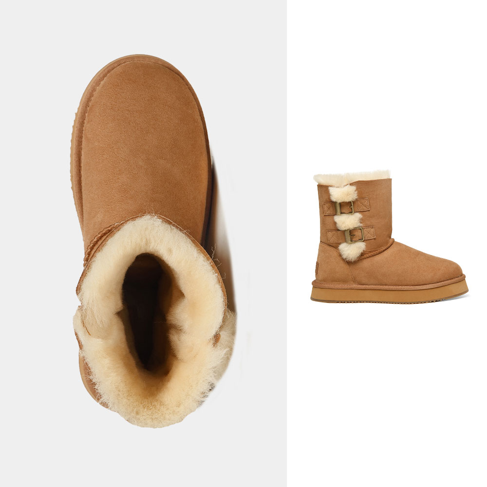 [무료배송] 호주정품 디케이 카린 버클 어그 부츠 (굽2.5cm) DK UGG DK166