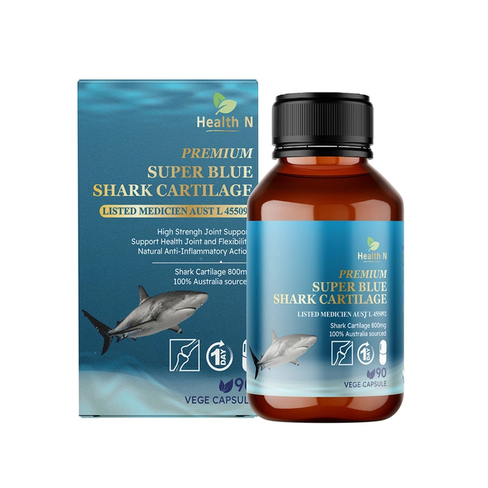 [무료배송] 헬스엔 프리미엄 슈퍼 블루 상어연골 90캡슐 / 관절 연골 건강
