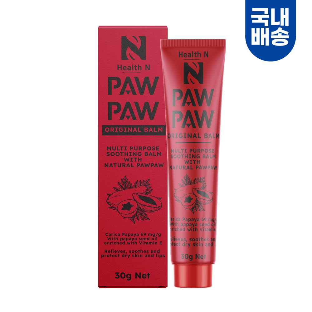 [국내배송] 헬스엔 포포 크림 오리지널 밤 30g / 피부 진정 보습