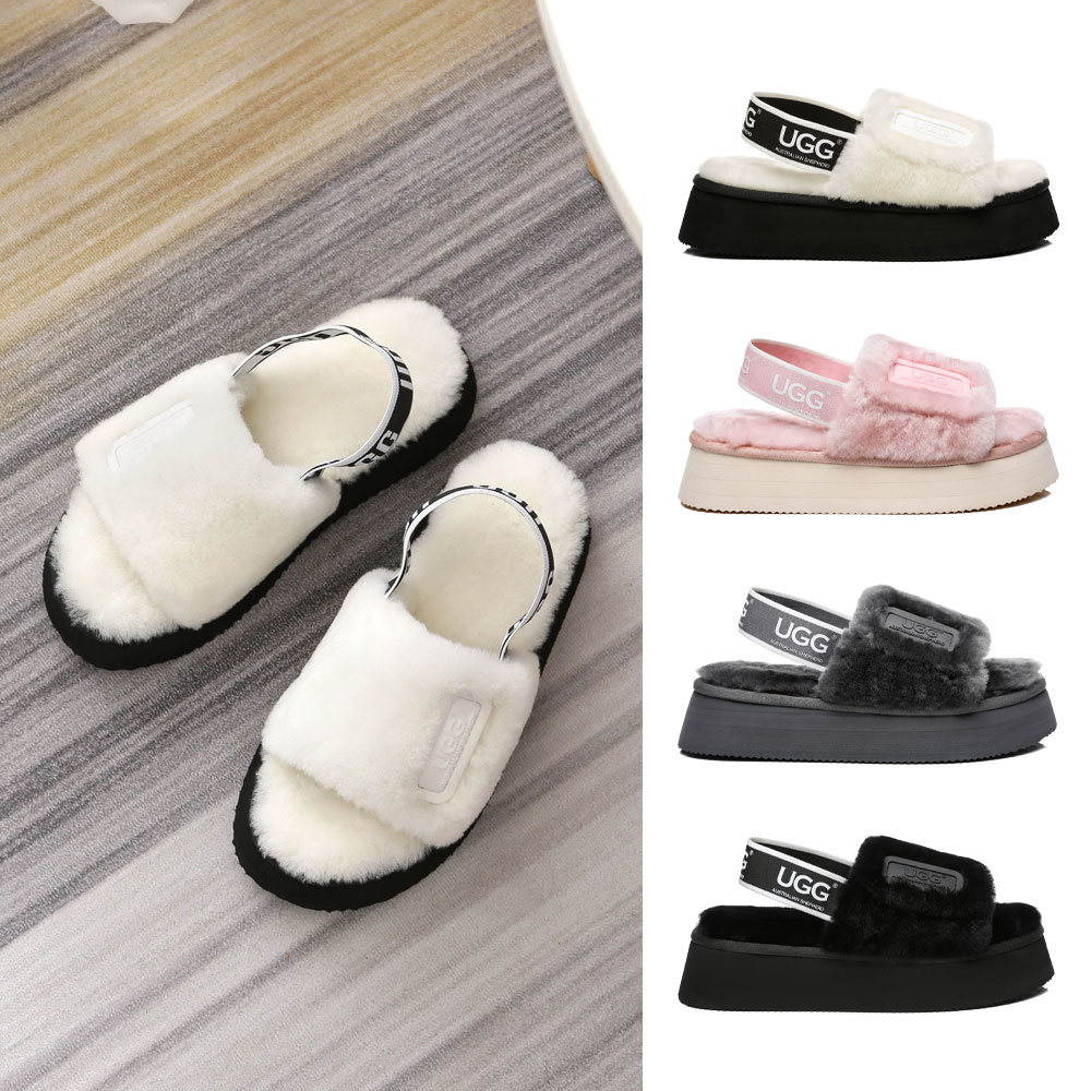 [무료배송] 호주정품 에버어그 포핀슬리퍼 (굽4cm) UGG AS2021
