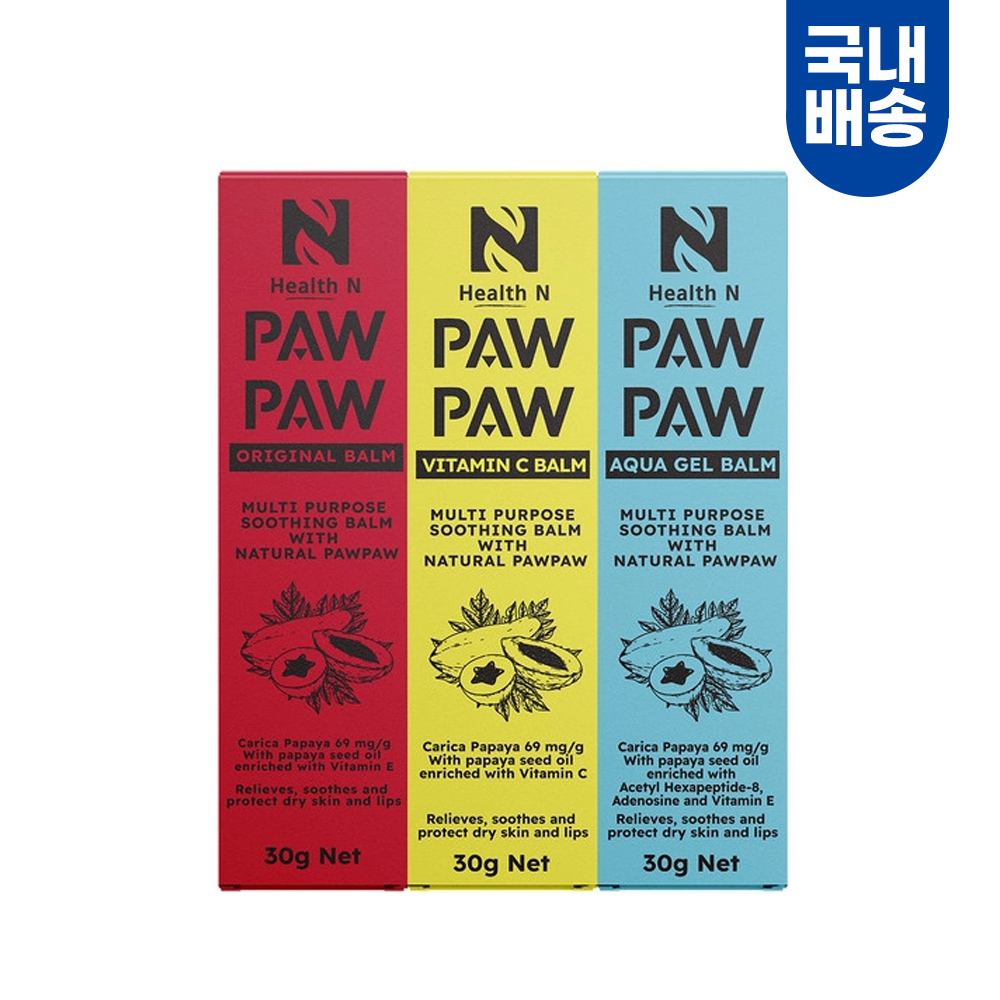 [국내배송] 헬스엔 포포 크림 밤 30g 모음 / 피부 진정 보습