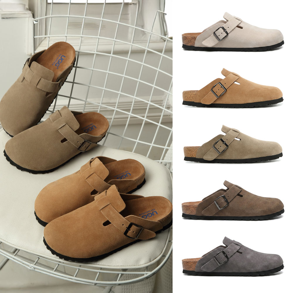 [무료배송] 호주정품 디케이 산드라 가죽 뮬 슬리퍼 DK UGG DK1643