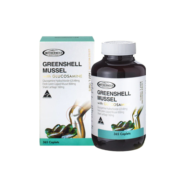 마더네스트 초록입홍합 글루코사민 1500mg 365정